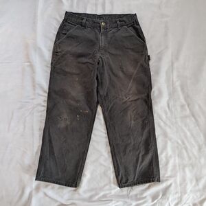 Carhartt Loose Fit Workwear Black Pants 34x30